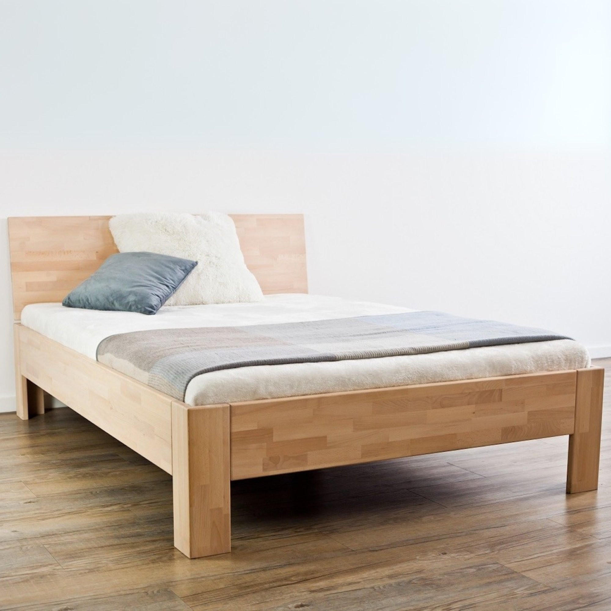 MASSIVHOLZBETT 180/200 cm aus Buche - Braun, Holz (180/200cm) - MeinMassivholz