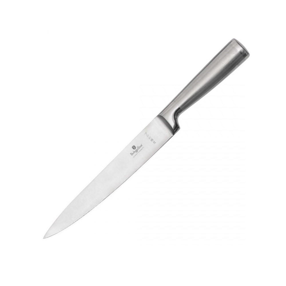 FISCHFILETIERMESSER Silber 34/5/34 cm BH2825 - Silberfarben, Metall (34cm) - Berlinger Haus