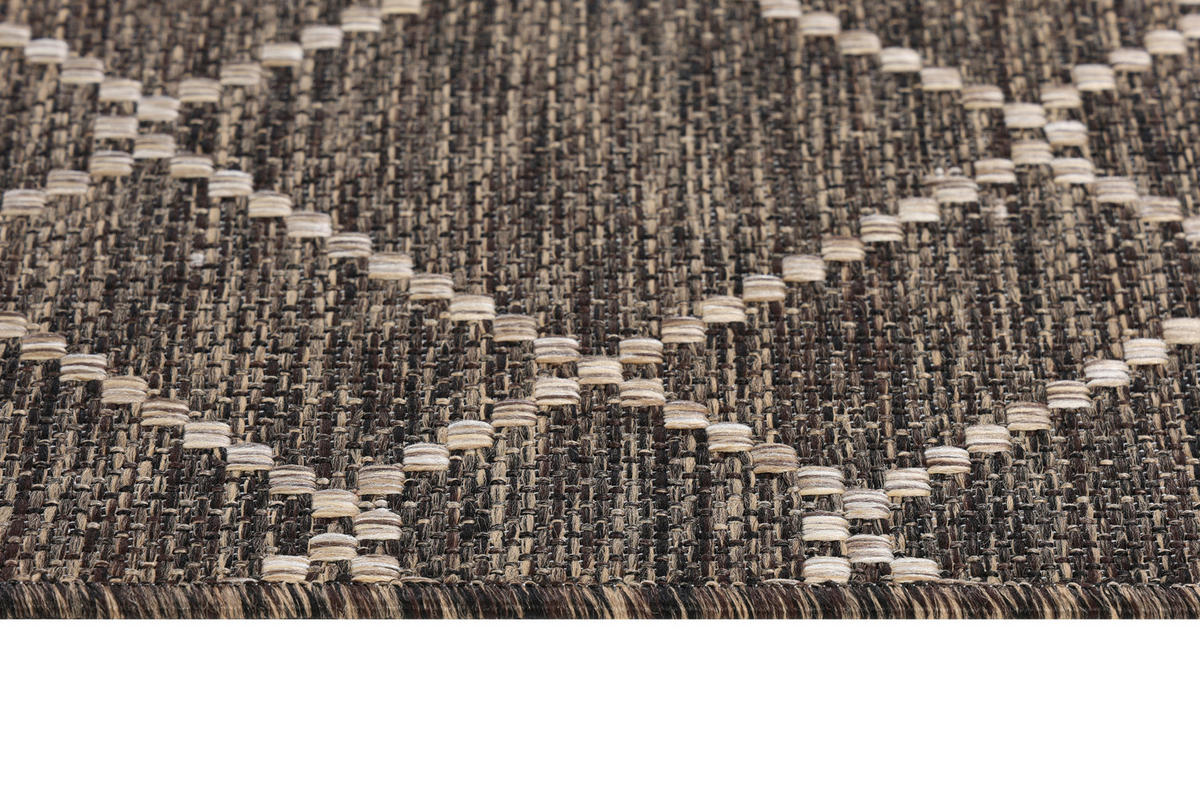 TEPPICH MELISSA DUNKELBRAUN 120/180 cm - Dunkelbraun, Textil (120/180cm) - Tapiso