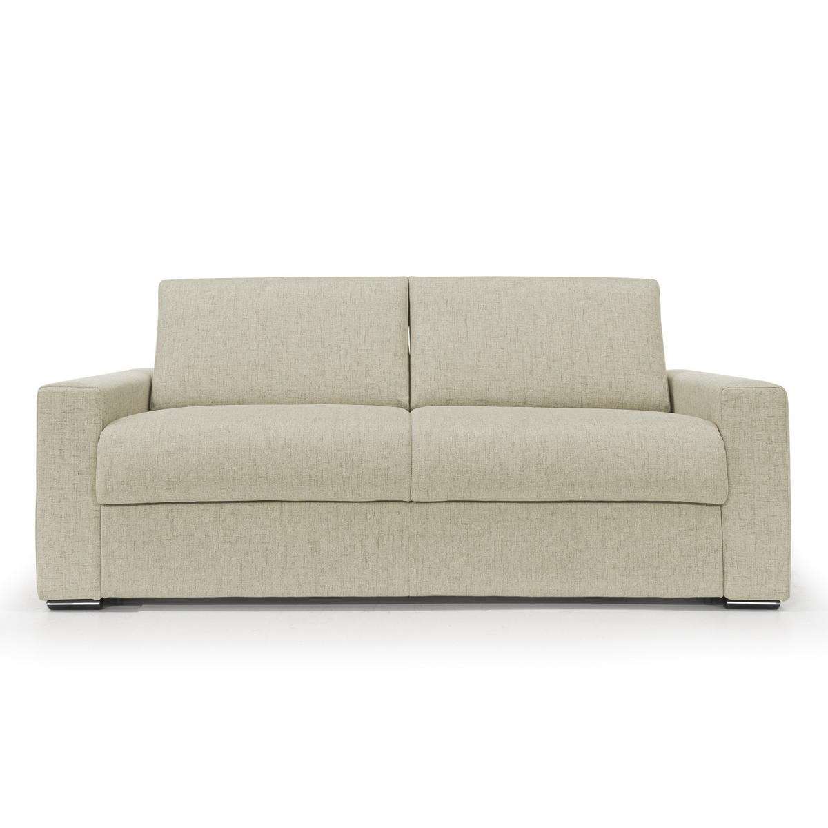 SCHLAFSOFA Nixon - Beige, Textil (220/93/96cm) - Divani.store