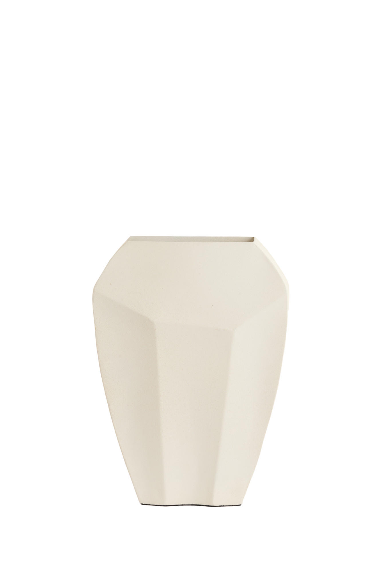 VASE Cordoba Weiß 25/11/34 cm - Weiß, Metall (34cm) - Light & Living