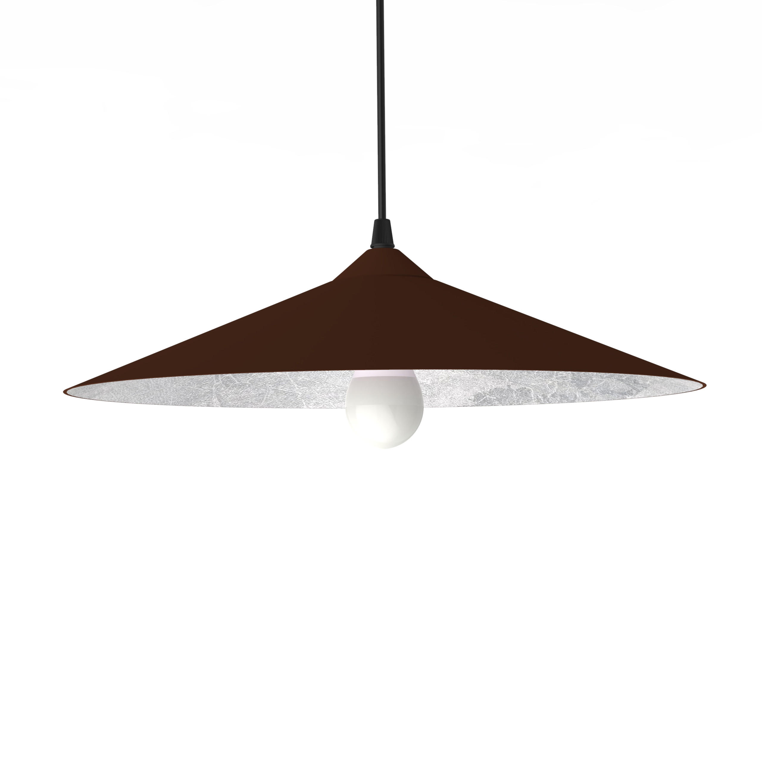 HÄNGELEUCHTE - Braun, Metall (40/40/10cm) - Lumicom