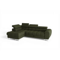 ECKSOFA Bastien Mit Schlaffunktion - Grün, Holzwerkstoff/Textil (170/260cm) - Fun Möbel