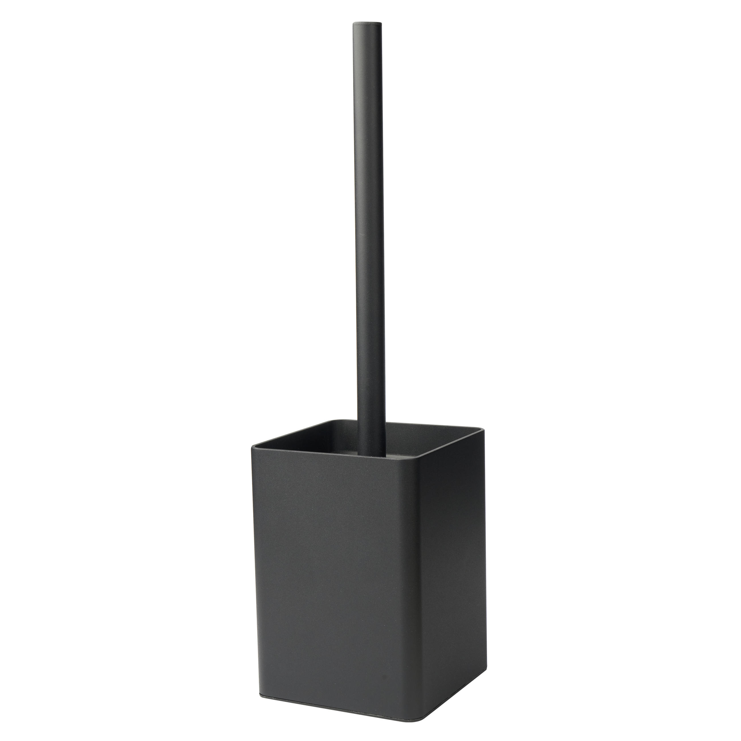 TOILETTENBÜRSTE OHNE BOHREN - Schwarz, Metall (10/37/10cm)