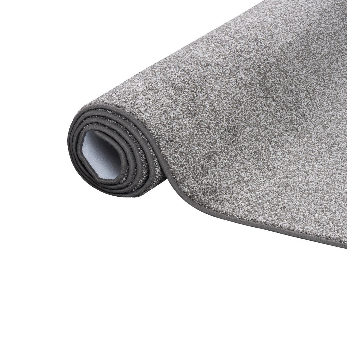 HOCHFLOR VELOURS TEPPICH LUNA MIX - Grau, Textil (140/200cm) - Snapstyle