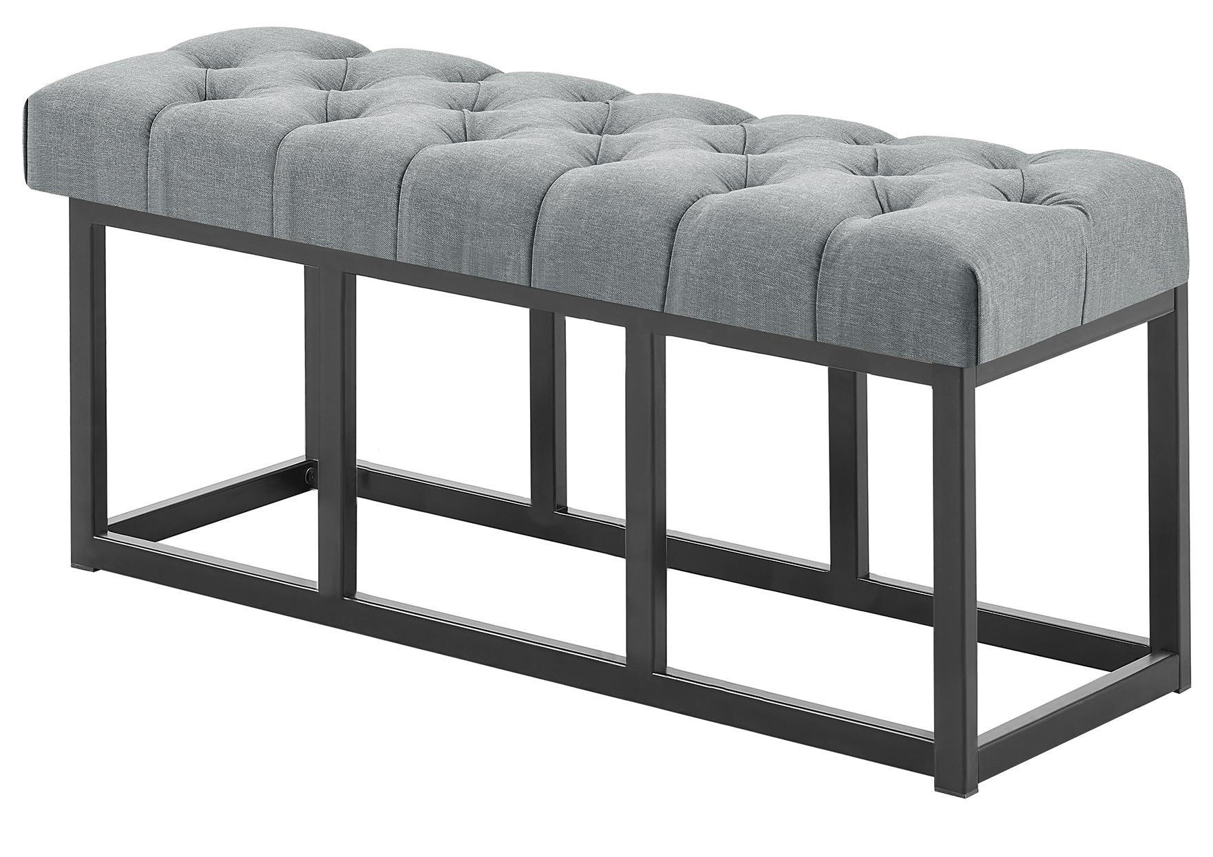 Deluke Sitzbank Dunkelgrau 100x46x38 cm