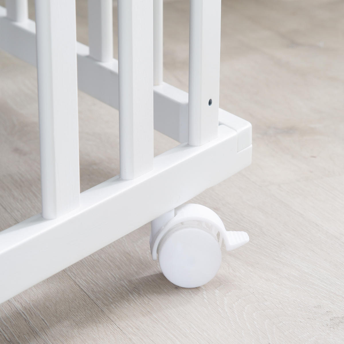 LAUFGITTER 100x75, Indibär - Weiß, Holzwerkstoff (72.5/72/98cm) - Roba