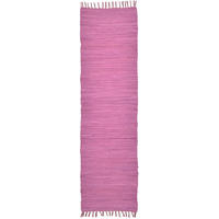 FLECKERLTEPPICH Chindi 70x250 cm - Beere, Textil (70/250cm) - Rug and Roll