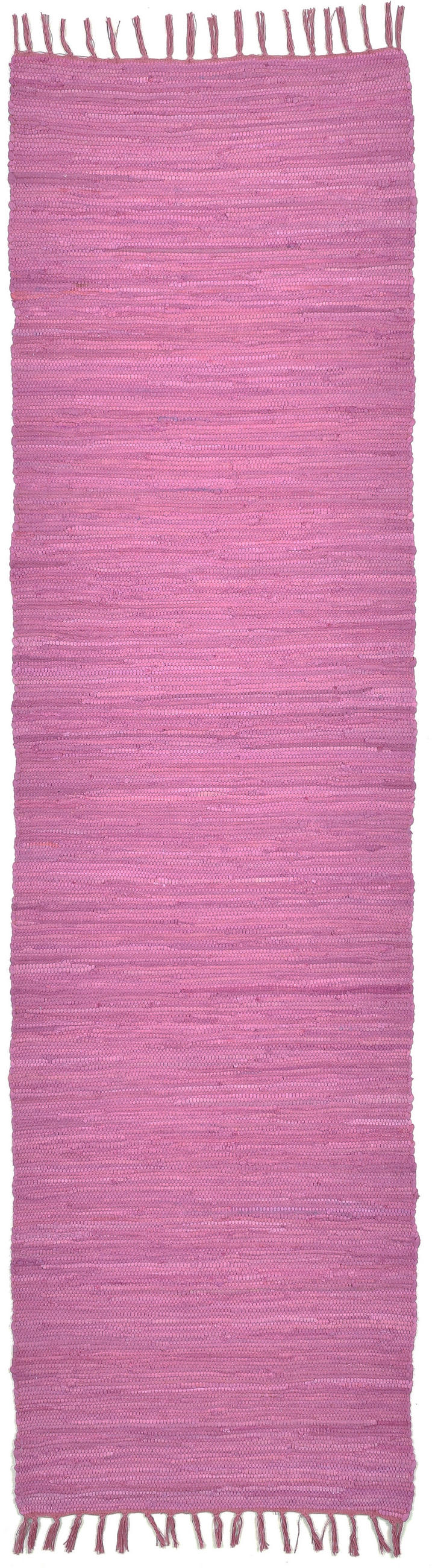 FLECKERLTEPPICH Chindi 70x250 cm - Beere, Textil (70/250cm) - Rug and Roll