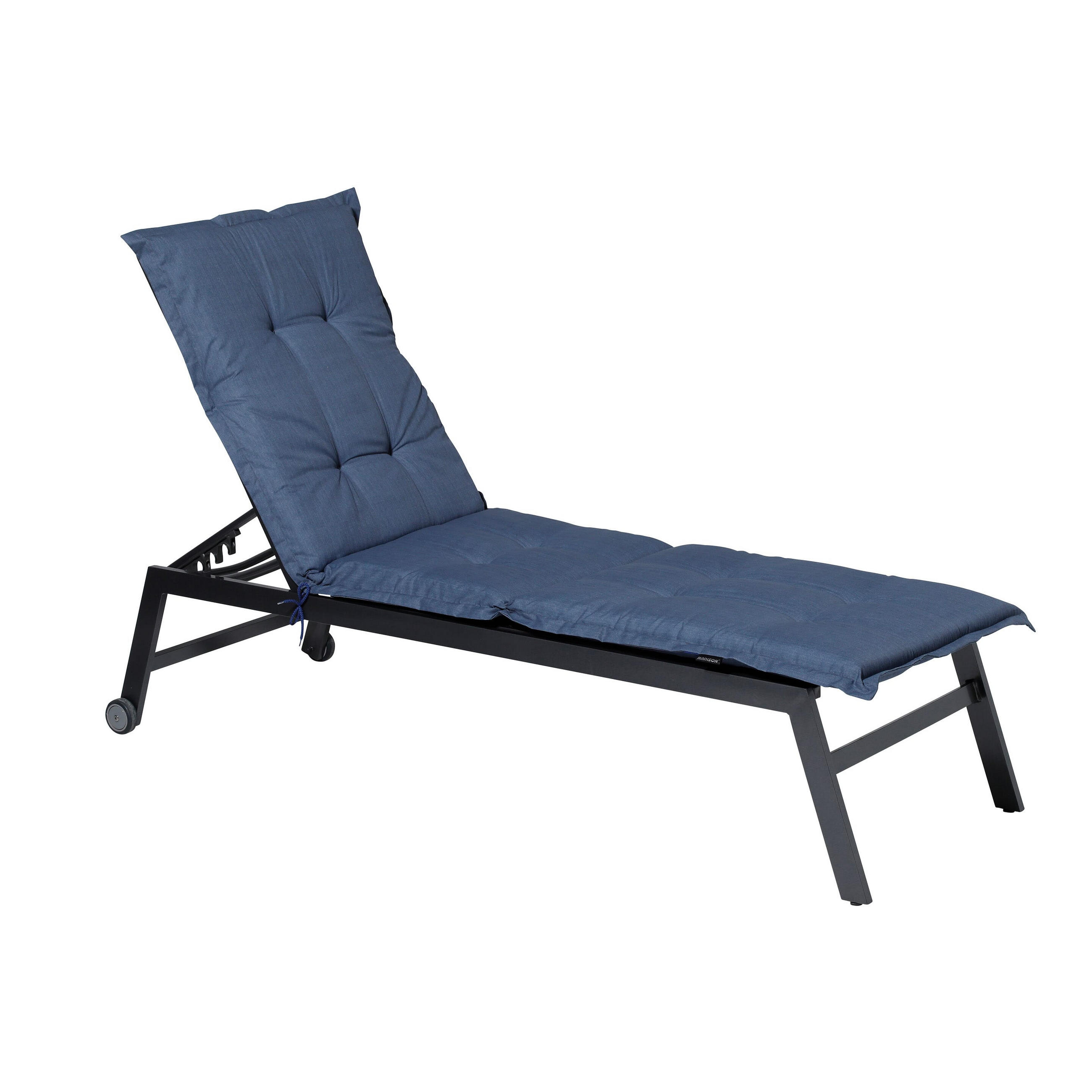 LIEGENAUFLAGE Basic 200/65 cm - Blau, Textil (60/7/200cm) - Madison