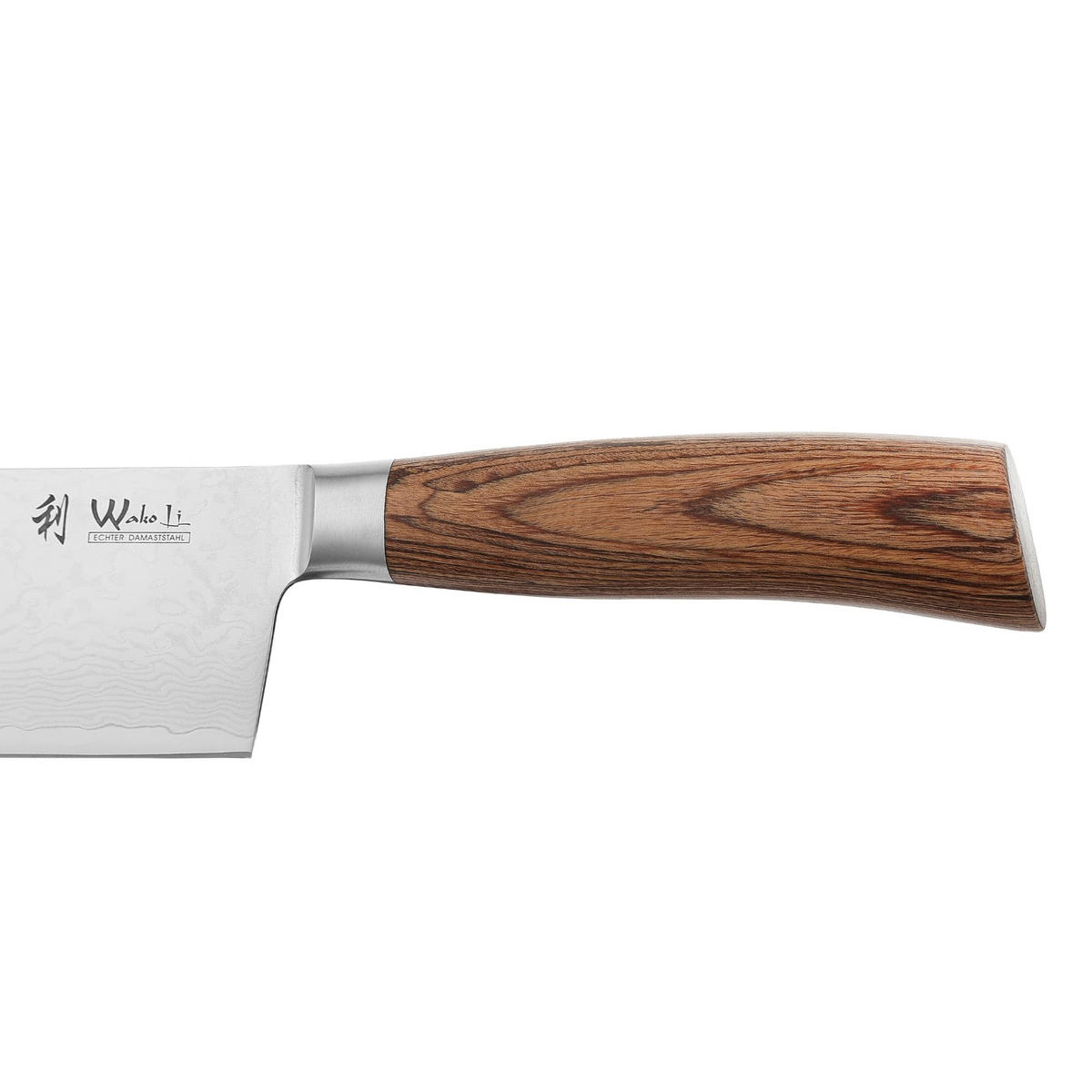 SANTOKUMESSER 17 cm - Braun, Holz/Metall (32cm) - Wakoli