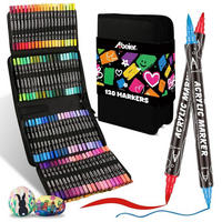 MALSTIFTE 120 Farben Set mit Doppelspitze - Multicolor, Kunststoff (10/10/15cm)