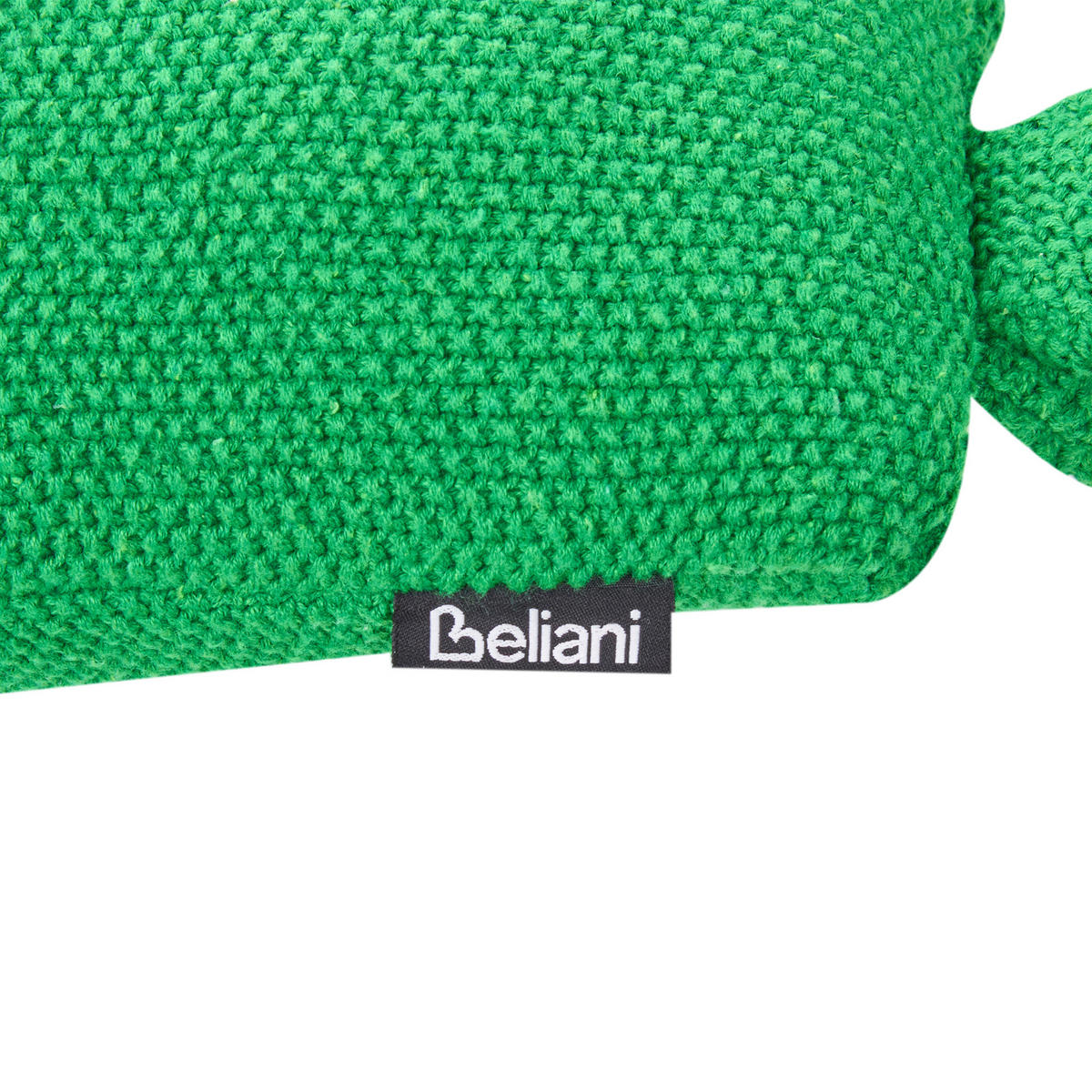 Dekokissen 2er-Set Grün 45/45 cm Dinos - Gelb/Grün, Naturmaterialen (45/45cm) - Beliani