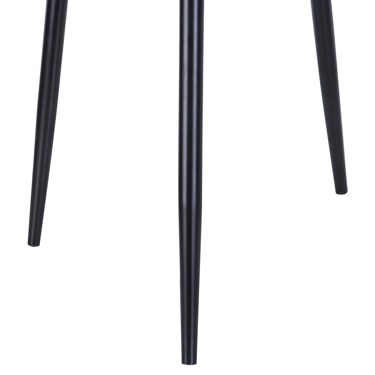 STUHL 2er-Set Kunstleder Grau Maribel - Grau, Textil/Metall (52/85/61cm) - Beliani