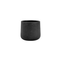 PFLANZTOPF Kiesel schwarz | 34X29 - Schwarz, Kunststoff (29cm) - aplanta