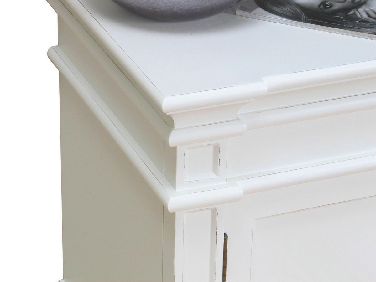 TV-ELEMENT Weiß - Weiß, Holzwerkstoff (137/60/45cm) - ebuy24