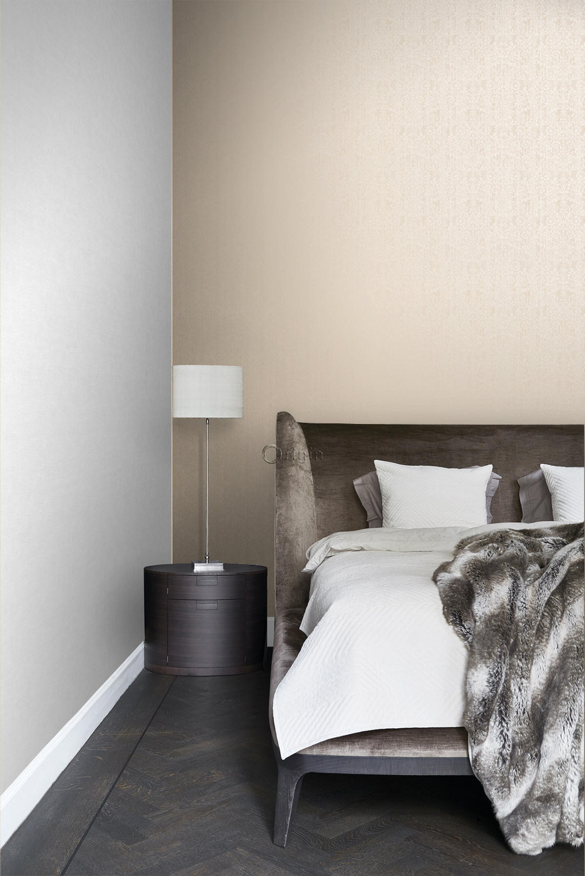 TAPETE Ornamente 53 cm x 10.05 m - Grau, Papier (53/1000cm) - Origin Wallcoverings