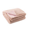 PLAID CUTIE - Textilwaren - Hellrosa - 180/130/3 cm - Hellrosa, Textil (130/180cm) - J-Line