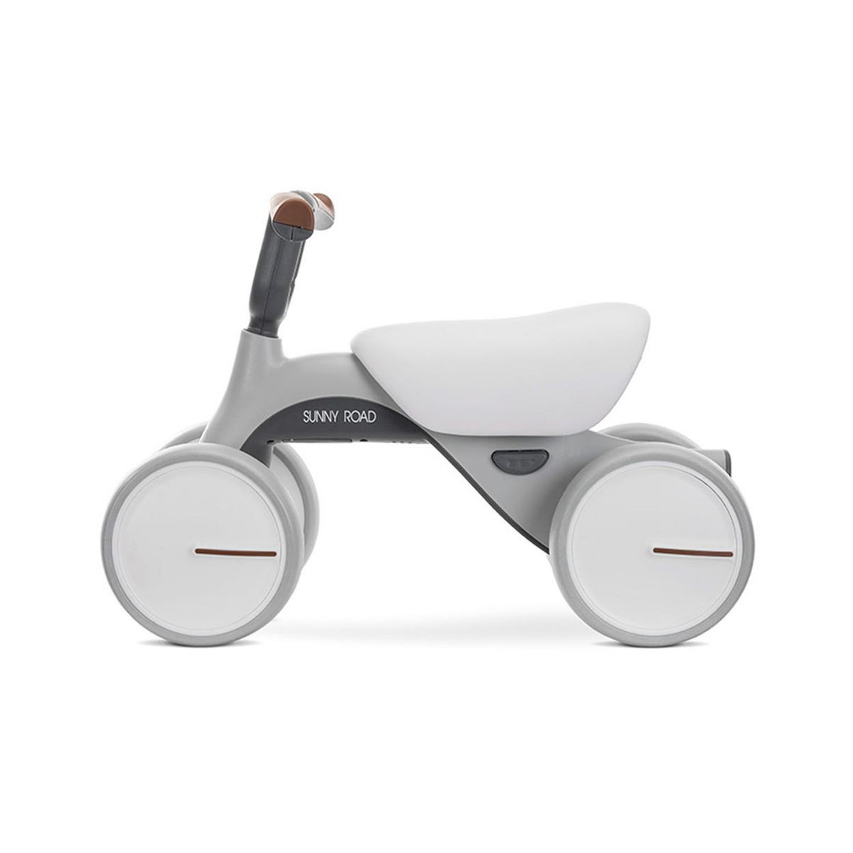 RUTSCHER Sunny Road grau Musik, Licht, EVA-Reifen, Sitz verstellbar - Grau, Metall (55/18/32cm) - Lorelli