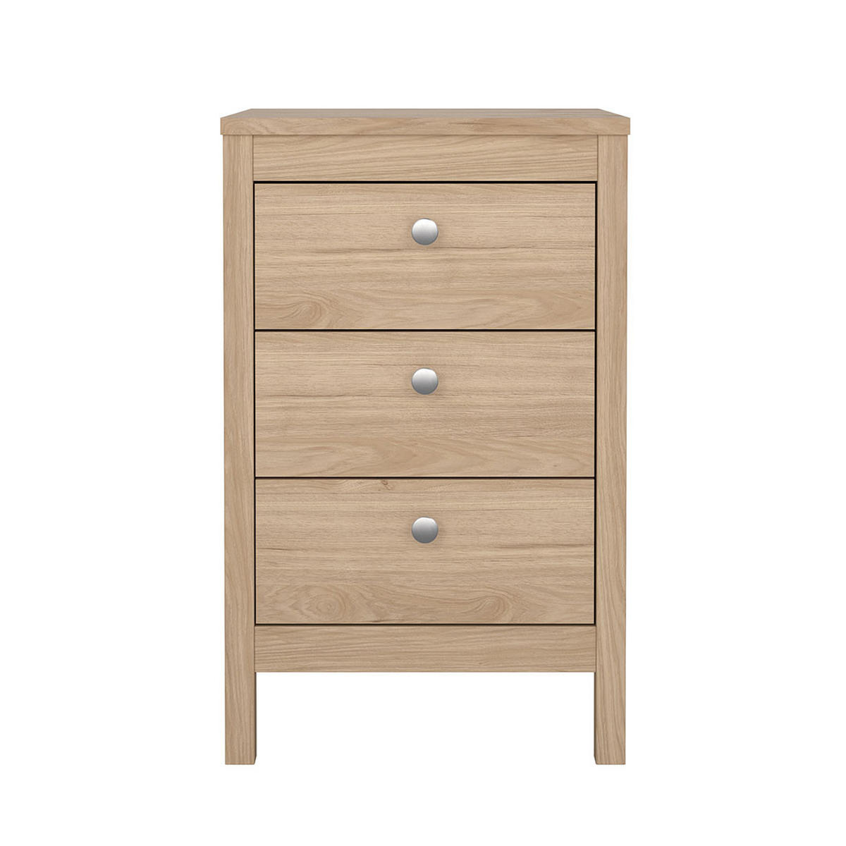 NACHTTISCH, Madrid, Eiche, Holzwerkstoff, 44 x 39 x 71 cm - Eichefarben, Holzwerkstoff (44/71/39cm) - ebuy24