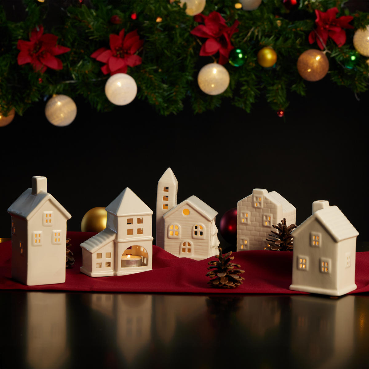 Weiß, Keramik (11cm) - Relaxdays