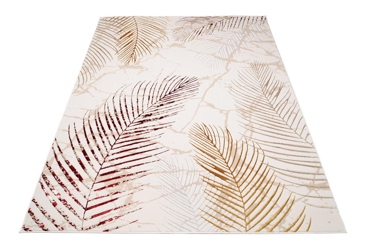 TEPPICH GOLDEN Creme Beige 80/150 cm - Beige/Creme, Kunststoff (80/150cm) - Tapiso