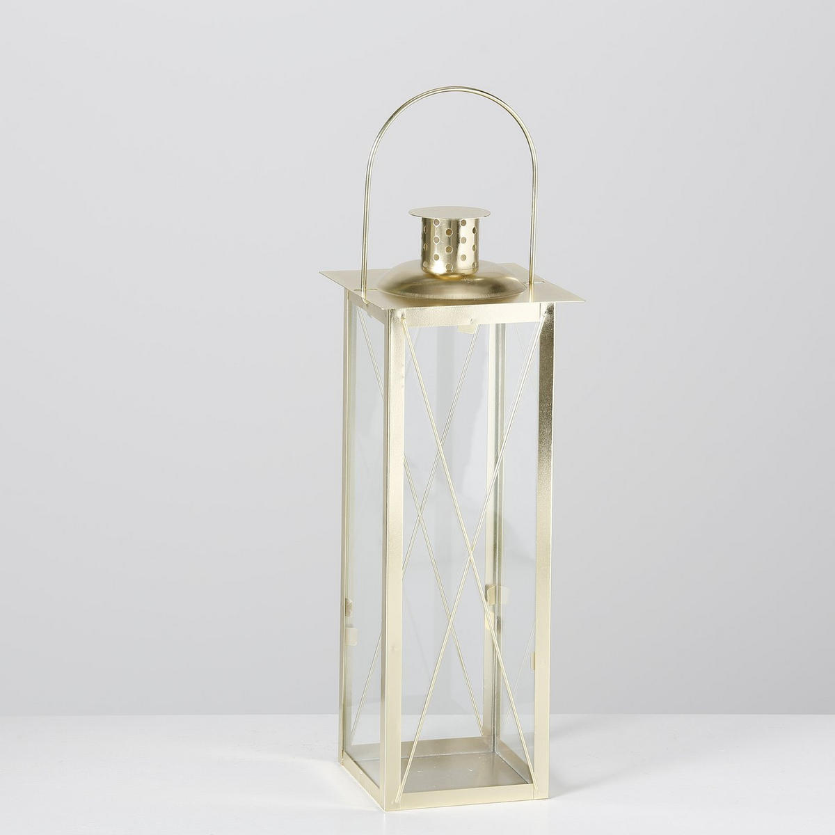 LATERNEN aus Metall Farol - Goldfarben, Metall (15/40/15cm) - Boltze Home