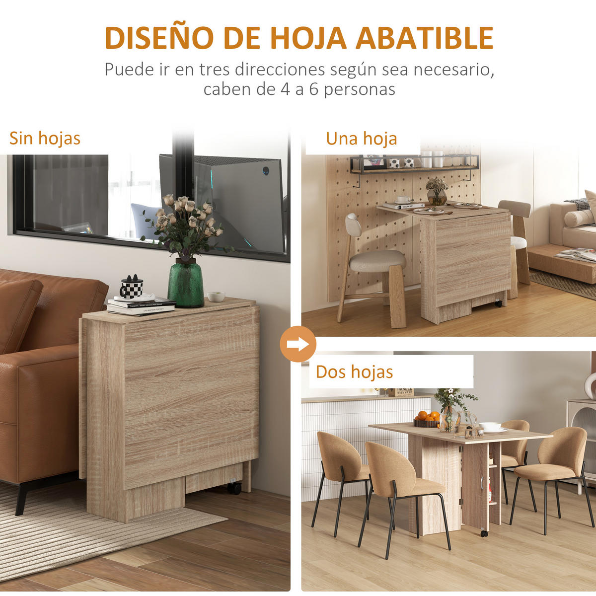 ESSTISCH Naturholz 1 Stück - Beige, Kunststoff (75/140/74cm) - GiPP