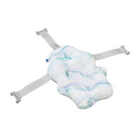 BADEKISSEN Nubo türkis Wannenauflage Badehilfe Kunststoff-Clips ab Geburt - Blau, Kunststoff (34/49cm) - Kikka boo