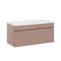 WASCHTISCHUNTERSCHRANK 100.4cm Zelie Rose - Pink, Holzwerkstoff (100.4/48/46cm) - Petits-meubles