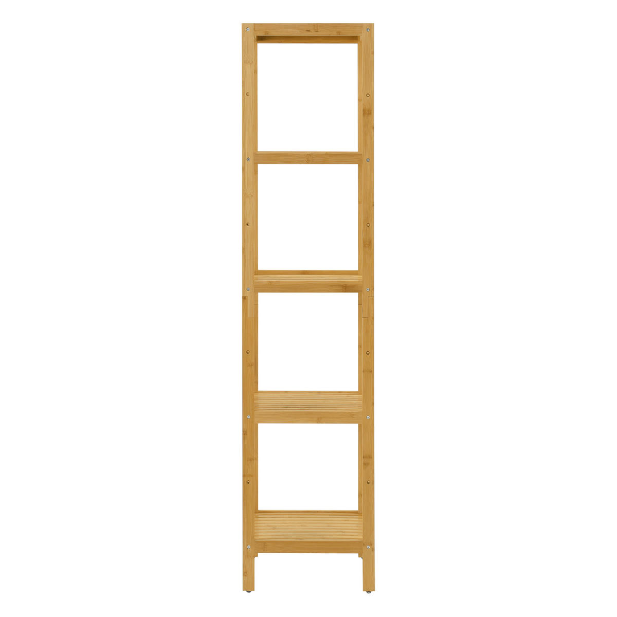 BADEZIMMERREGAL Lierne - Naturfarben, Holz (33/140/33cm) - [en.casa]
