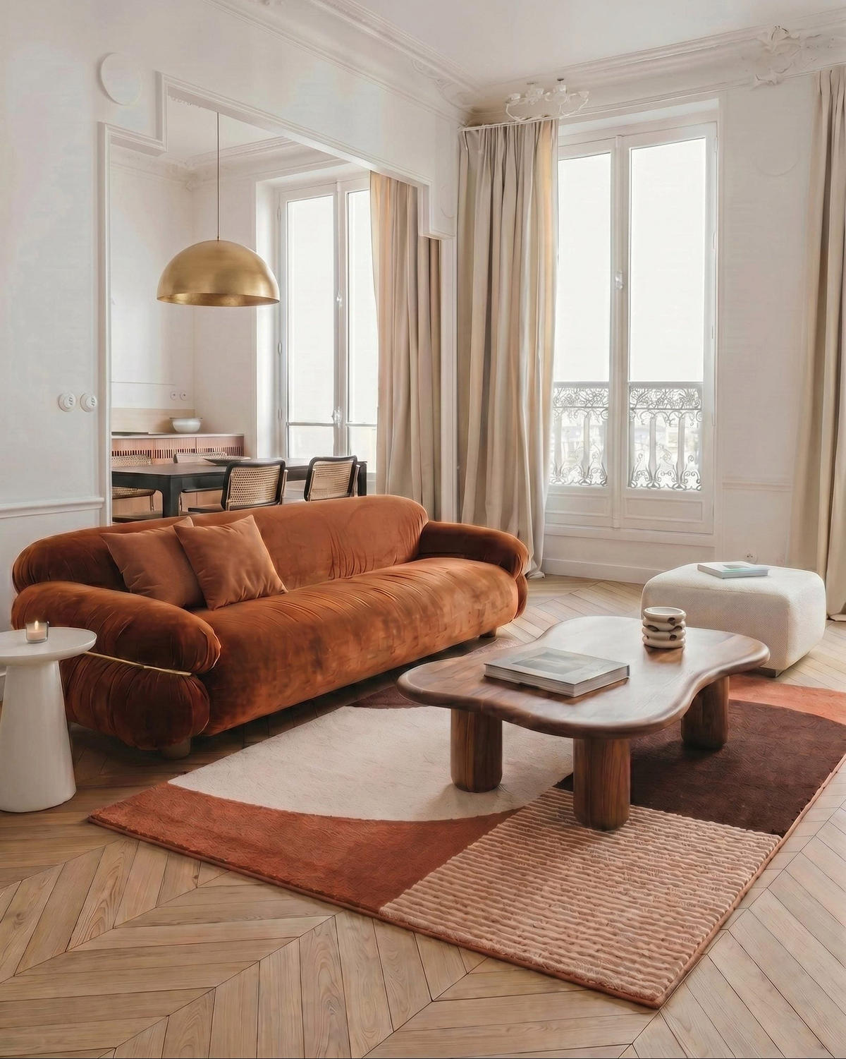 TEPPICH dicker und bequemer Shaggy rot - Rot, Textil (80/150cm) - AFK Living