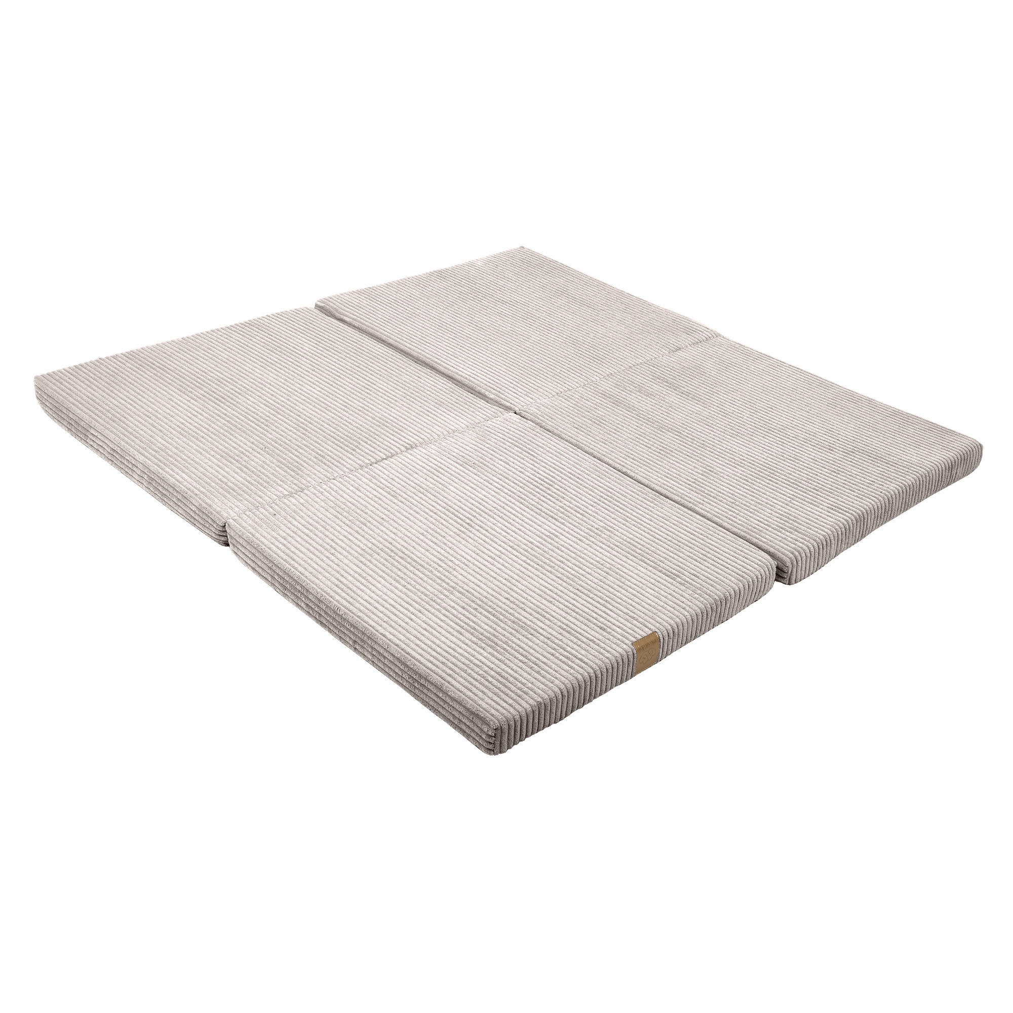 SPIELMATTE für Kinder, Quadratische, Aesthetic, Ecru - Ecru, Textil (120/120cm) - MeowBaby