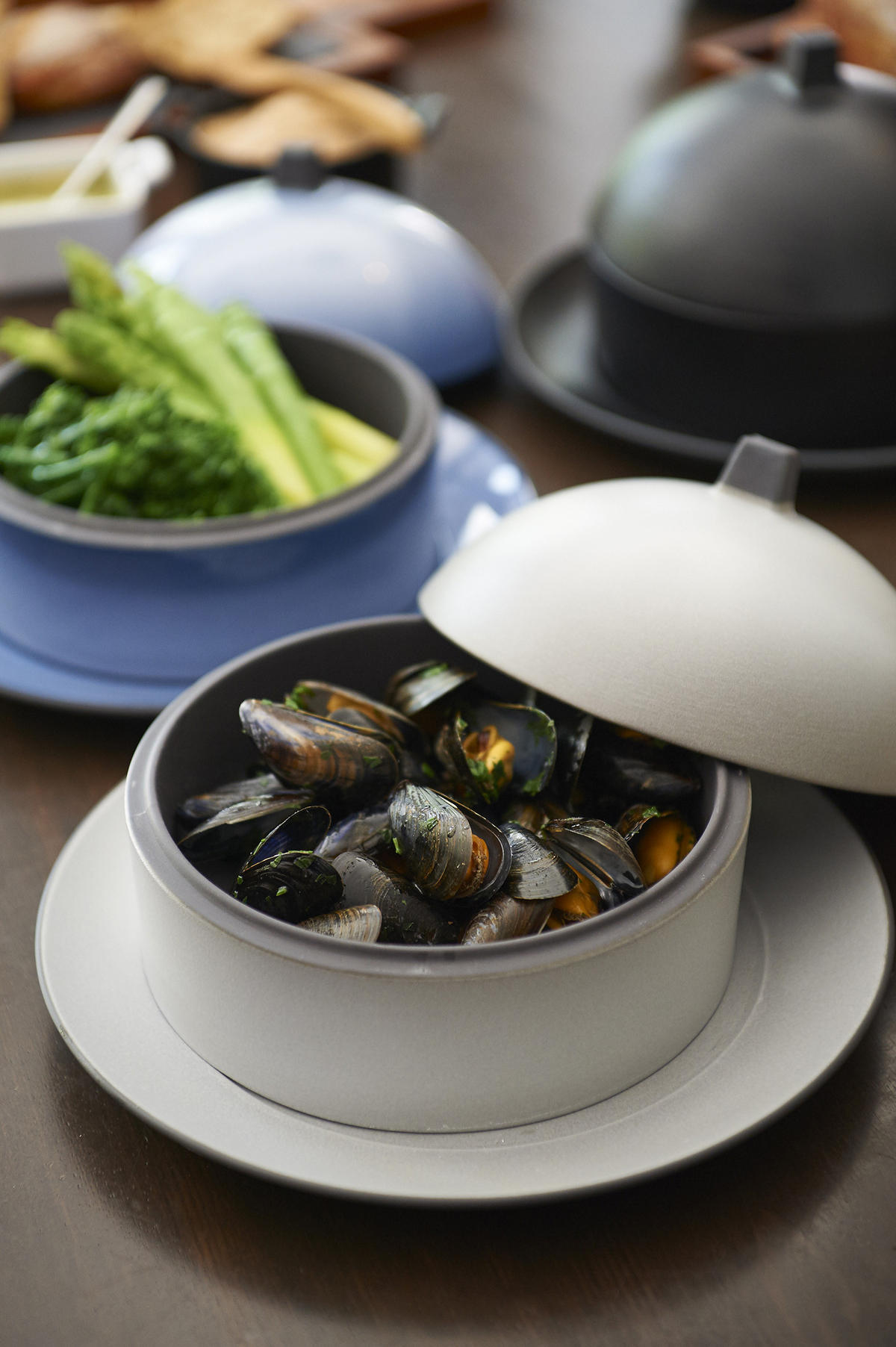 DIM SUM SET Pfeffer - Multicolor, Keramik (22cm) - Revol Porcelaine France