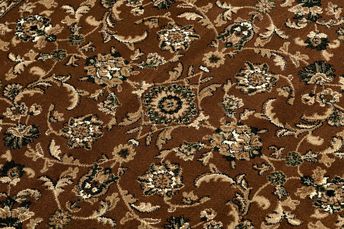 TEPPICH Royal 200 cm - Braun, Textil (200/200cm) - rugsX