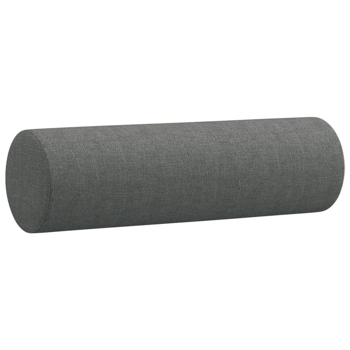 SOFAGARNITUR 4-TLG. Mit Kissen Dunkelgrau Stoff - Grau, Textil (50/41/60cm) - vidaXL