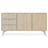 KOMMODE - Abeto Beige S158 - Eichefarben/Beige, Holz (158/80/38cm) - Möblo