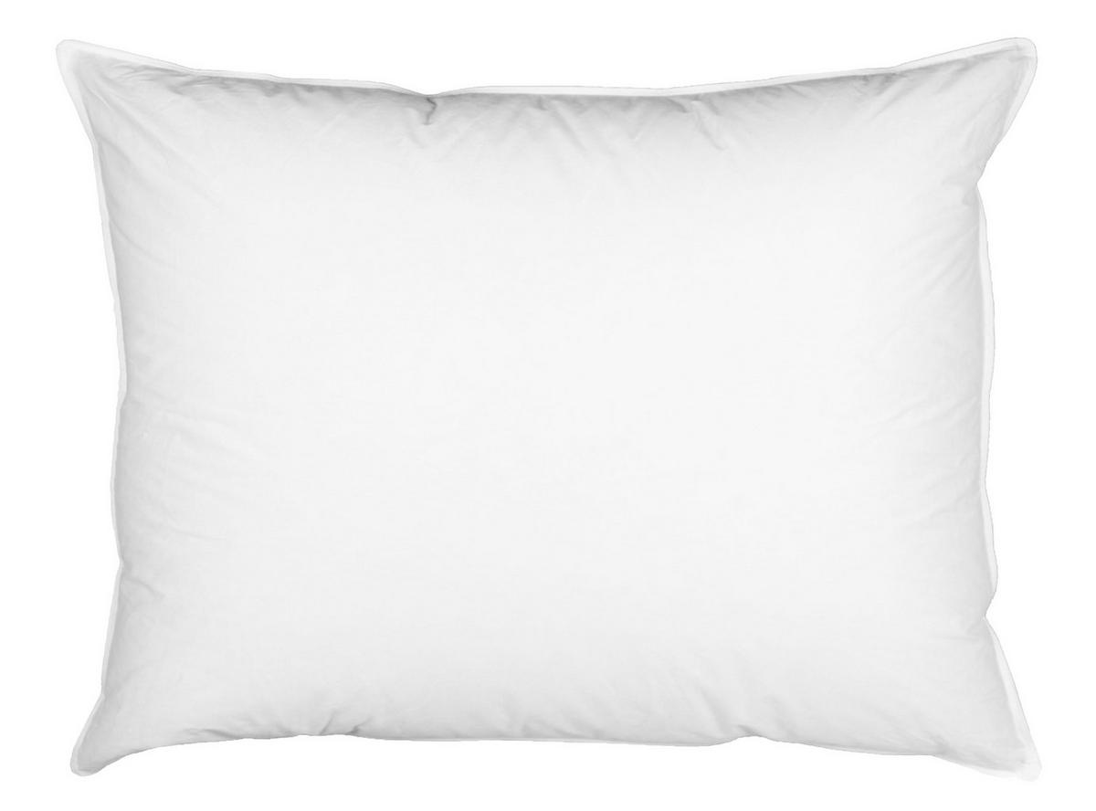 KISSEN, 70x90 cm, 100% Baumwolle, Weiß - Weiß, Textil (70/90cm) - Zollner