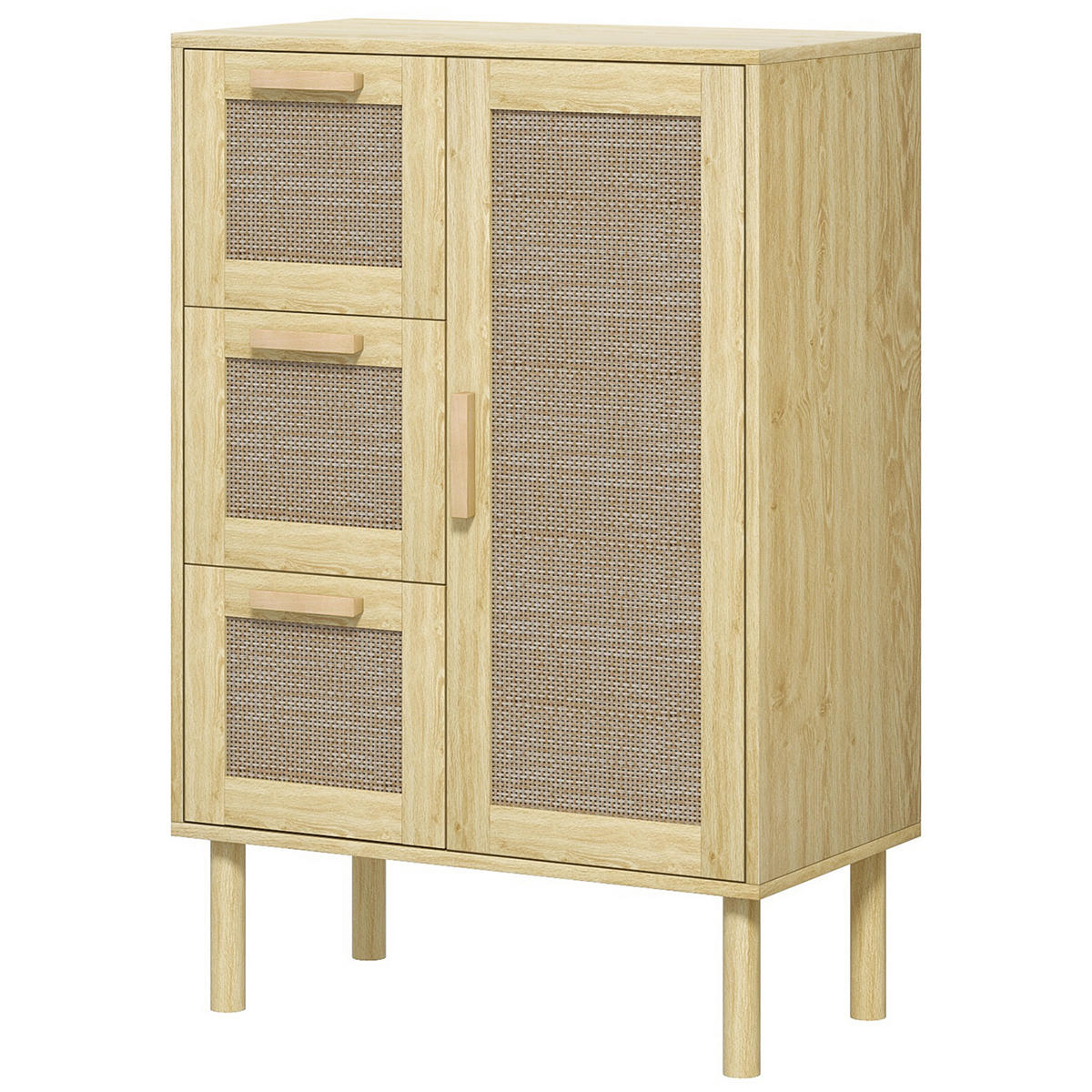 BADEZIMMERSCHRANK DE-17318 - Eichefarben, Holzwerkstoff (30/82/55cm) - ComfortXL