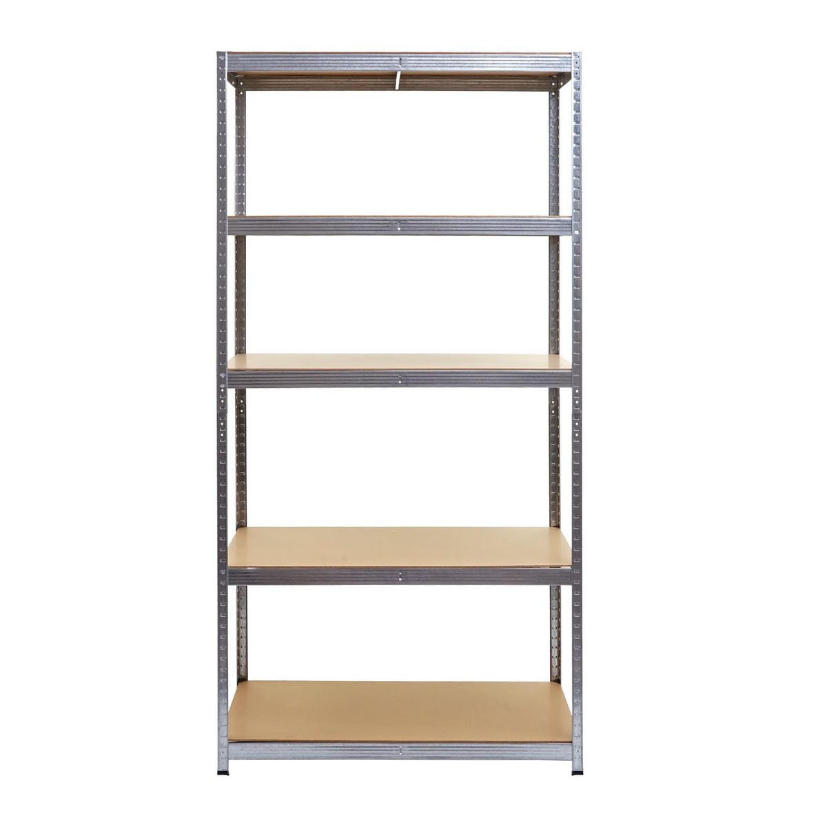 SCHWERLASTREGAL Silbergrau, Braun - Braun/Grau, Metall (101/200/61cm) - MCW