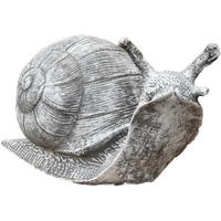 STEINFIGUR große Schnecke, frostfest, massiv - Grau, Stein (43/24/24cm) - stoneandstyle