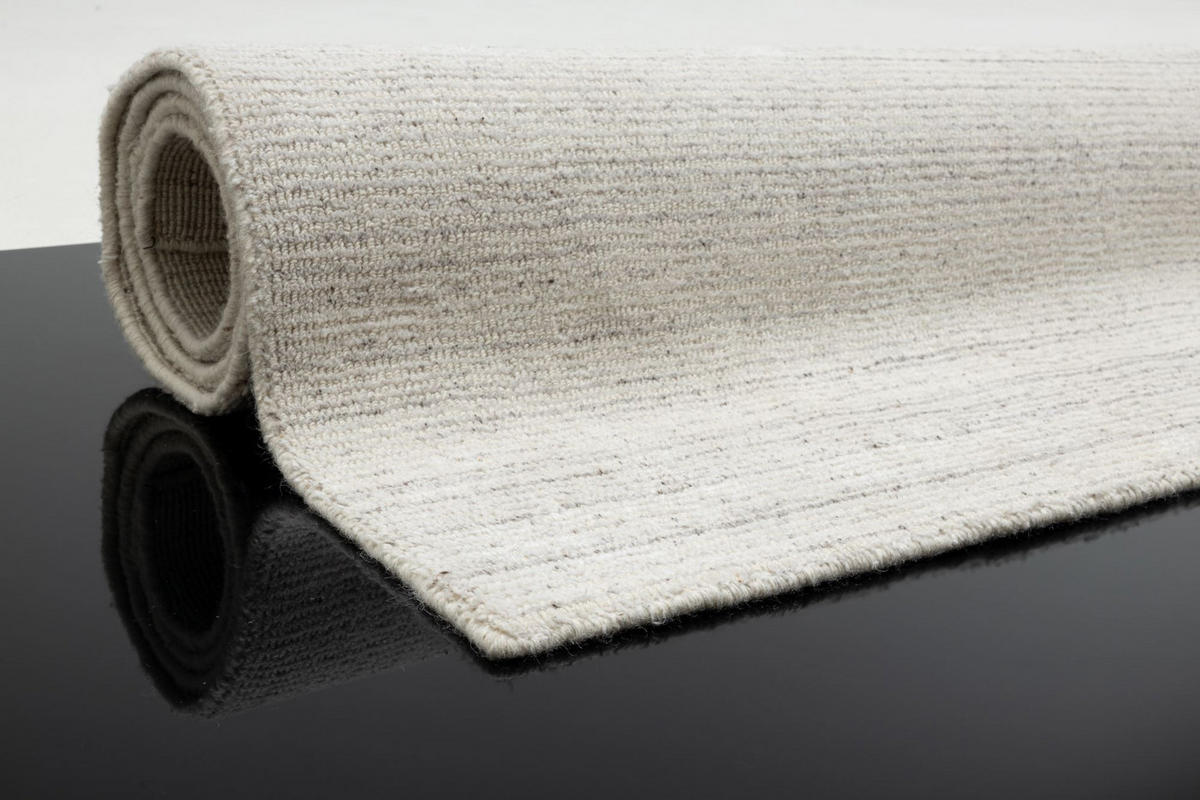 HANDLOOMTEPPICH Tinnum 140x200 cm - Beige, Textil (140/200cm) - Sansibar SYLT