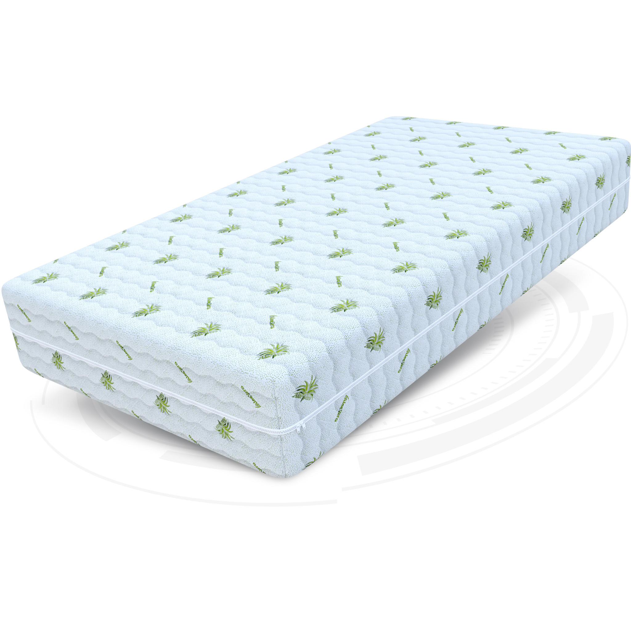TASCHENFEDERKERNMATRATZE Massage - Weiß, Textil (180/200cm) - FDM