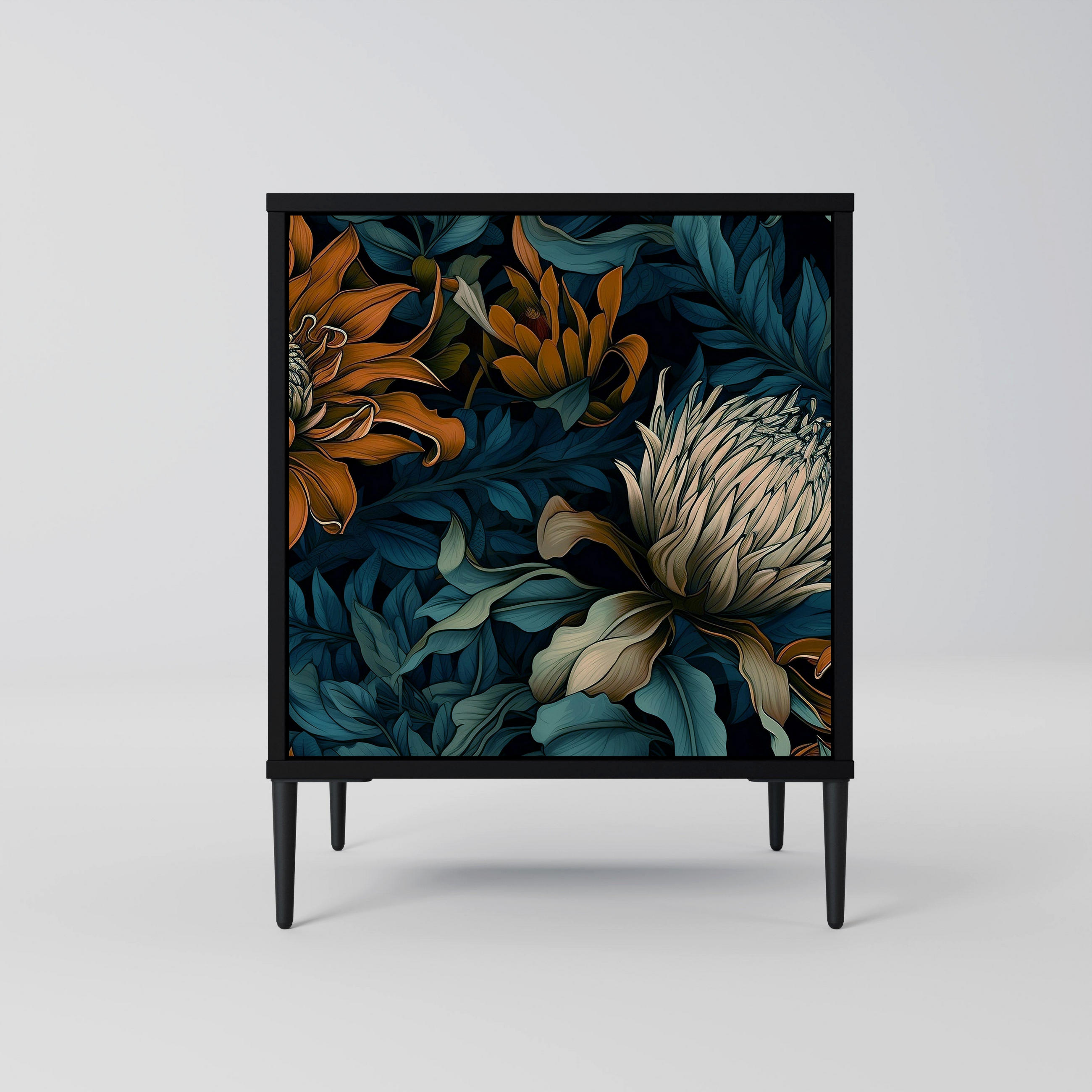 SpaceRebels Sideboard Schwarz 57.5x72.5x42 cm