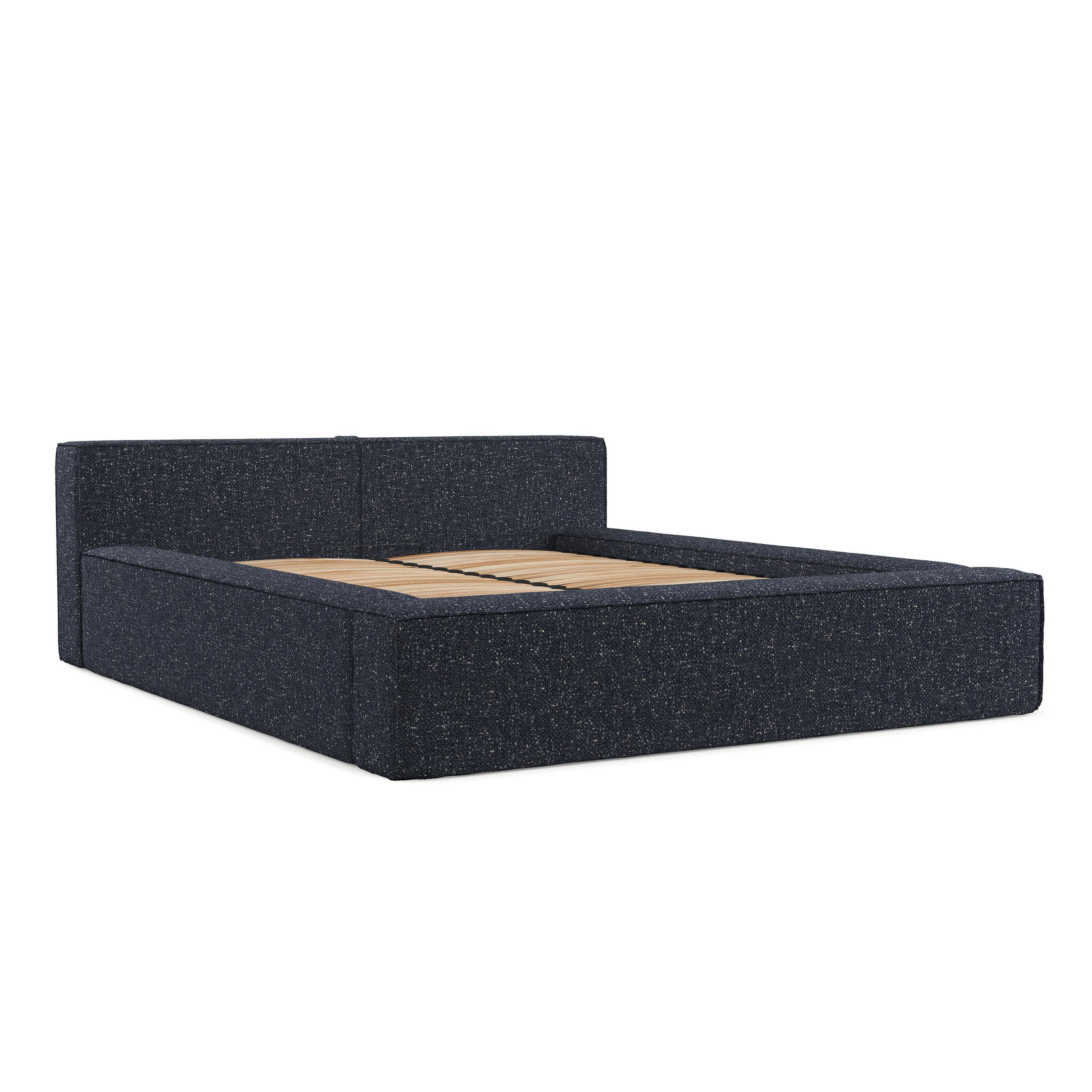 AltaBeds ČALOUNĚNÁ POSTEL CASTO 140/200 cm Tmavě modrá