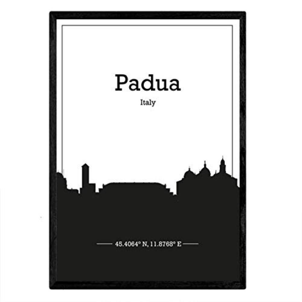 POSTER Padua Skyline A3 Rahmenlos - Klar, Papier (29.7/5/42cm) - Nacnic