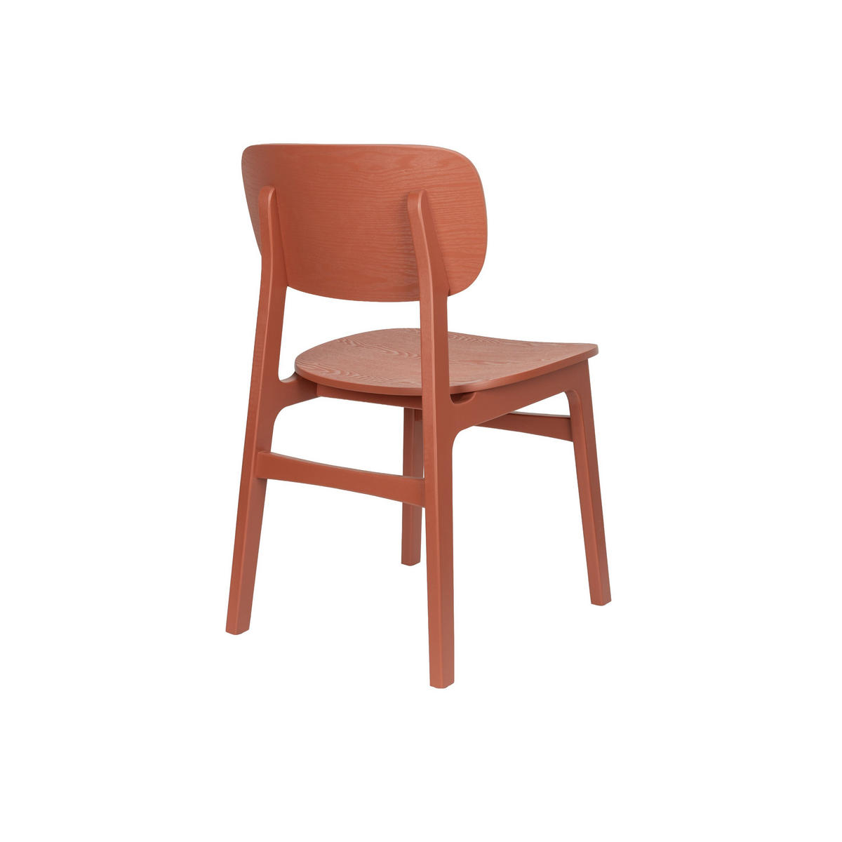 ESSZIMMERSTÜHLE Fleur Rot - 2 er Set - Rot, Holzwerkstoff (46.5/81/54.5cm) - Zuiver