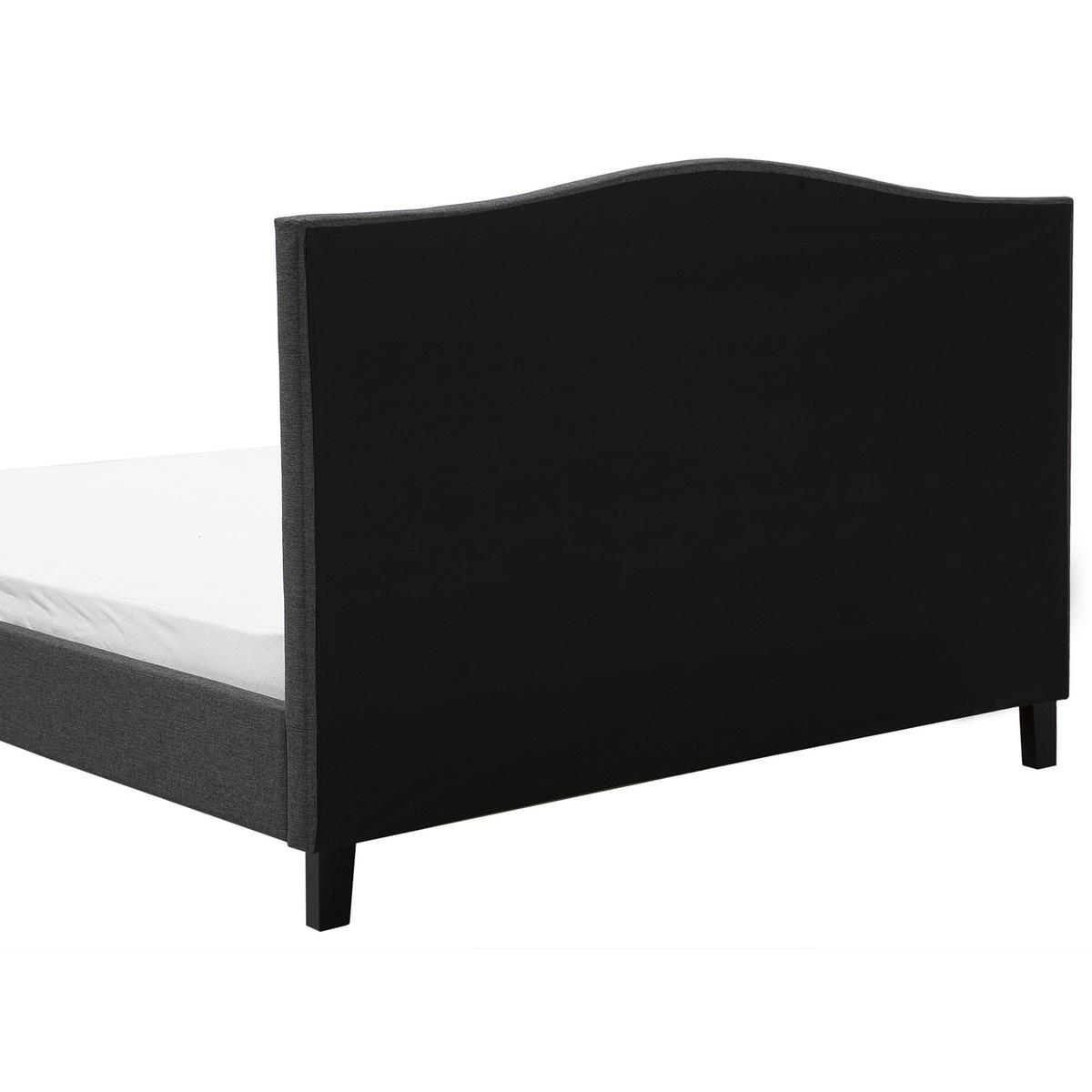 POLSTERBETT 180/200 cm Dunkelgrau Montpellier - Dunkelgrau, Textil (180/200cm) - Beliani