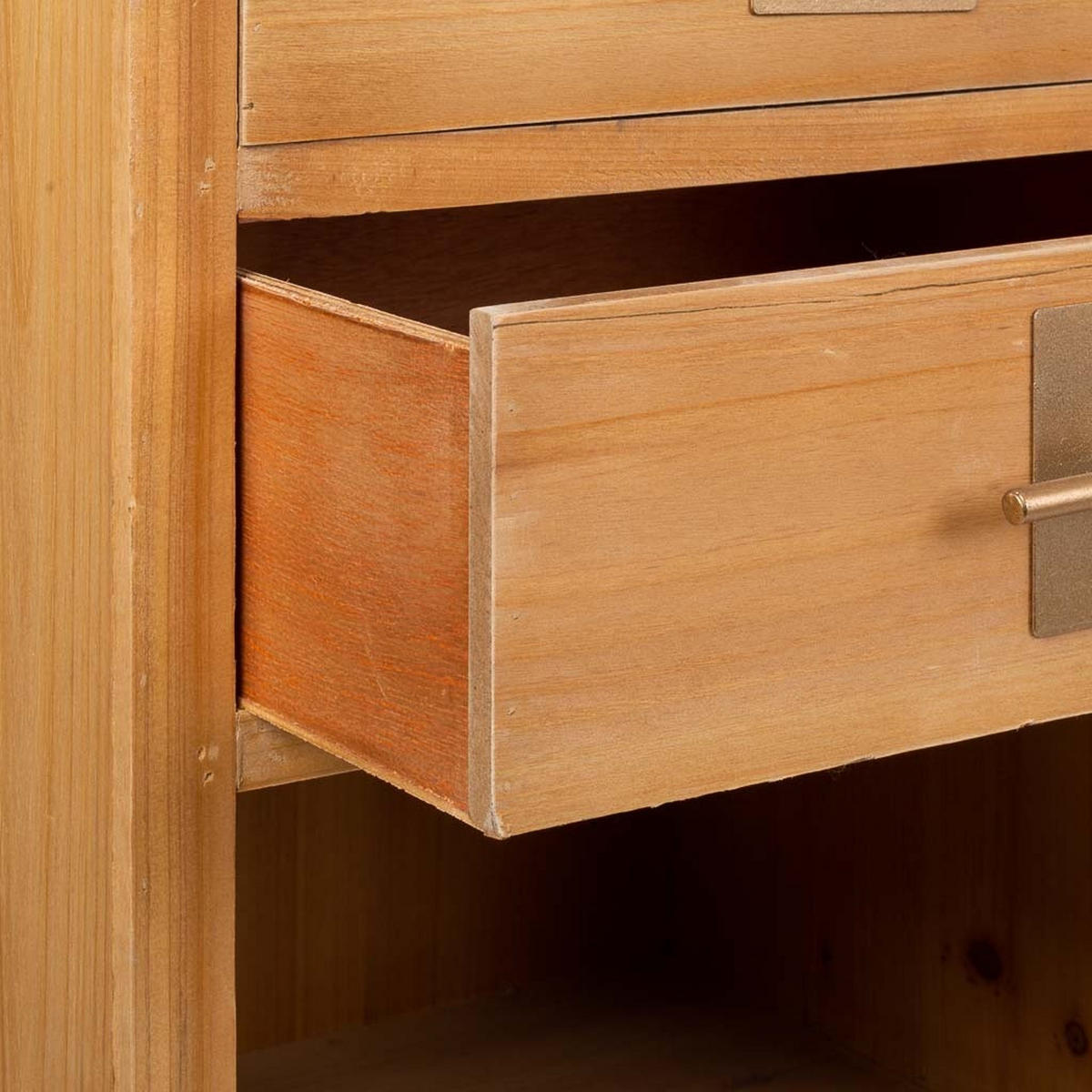 HIGHBOARD aus Holz und Metall, 120x38x140 cm braun - Braun, Holz (120/139.5/37.5cm) - Wanderlust