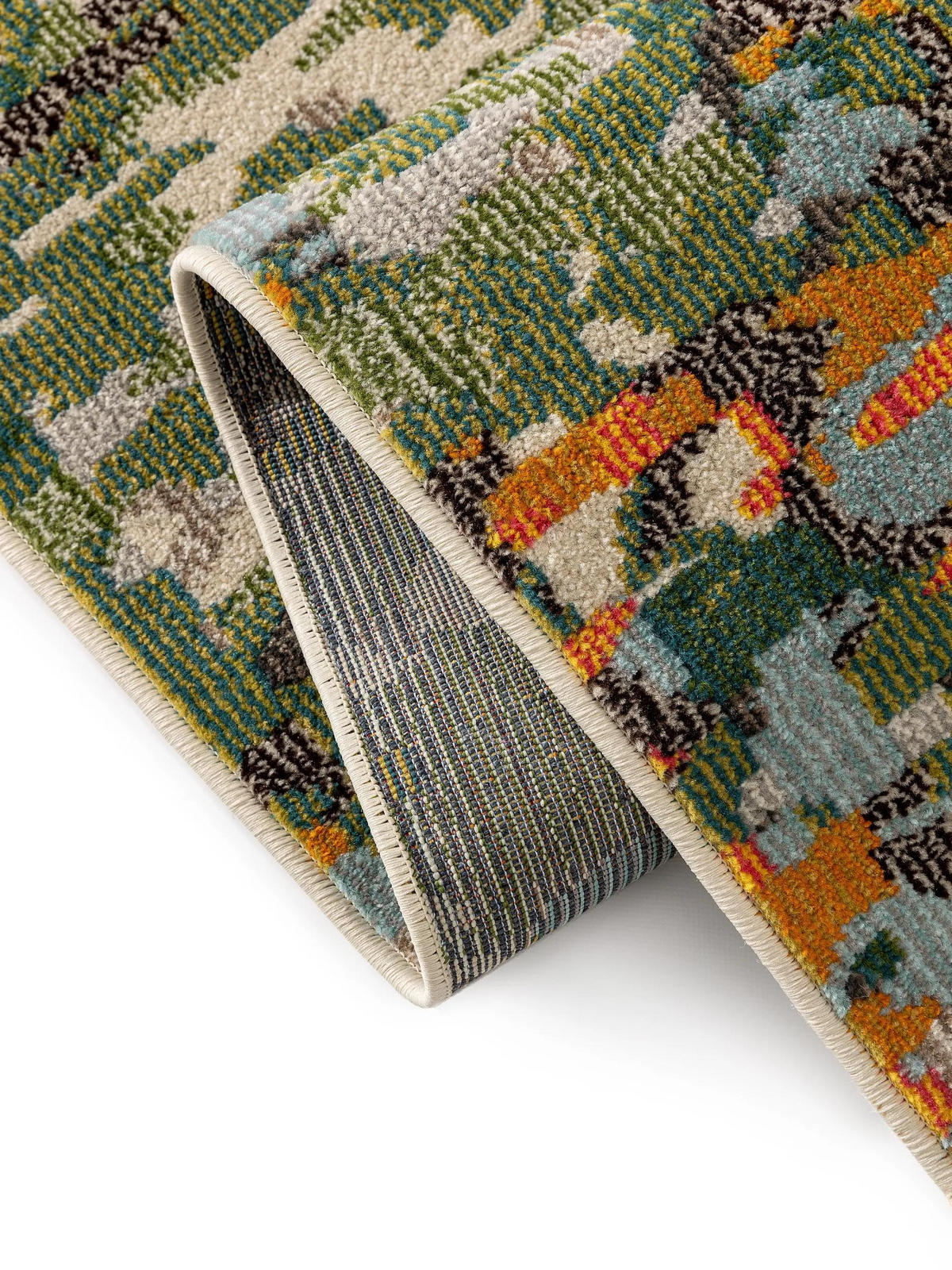 TEPPICH Casa Multicolor 200/200 cm - Multicolor, Naturmaterialien/Textil (200/200cm) - benuta